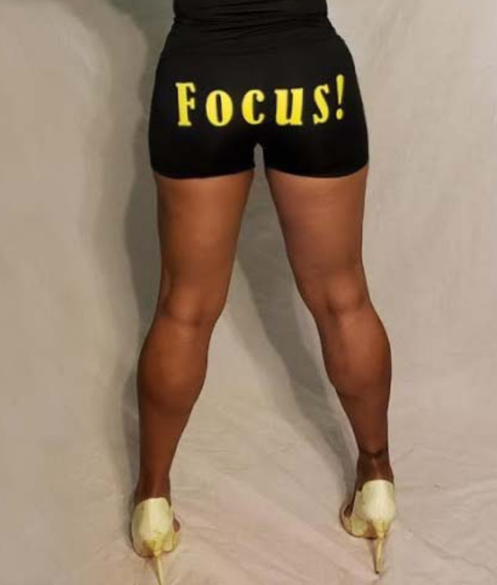 Women's "Focus" Spandex Shorts