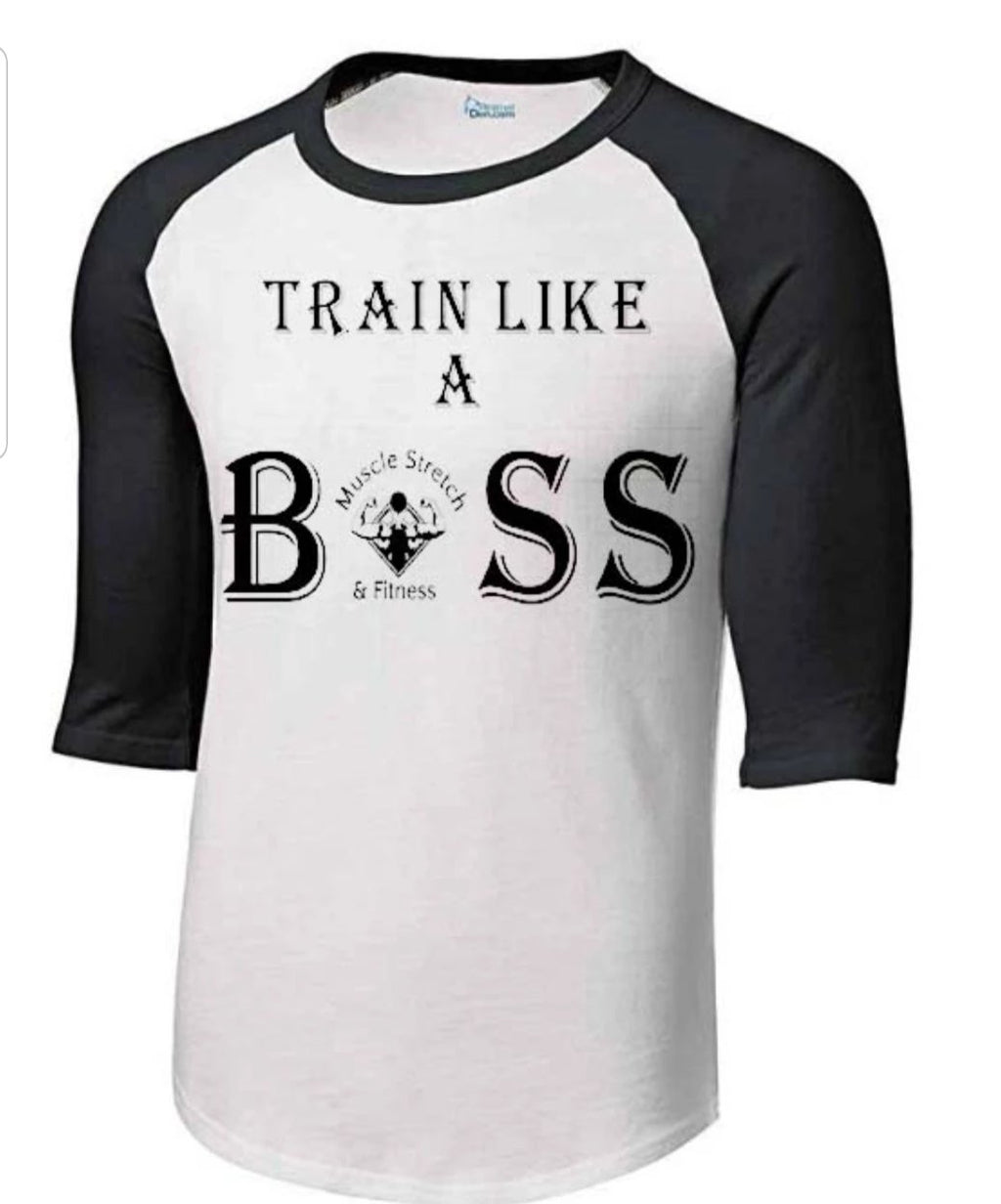 Men's 3/4 Sleeve " Train Like A Boss"