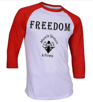 Men's 3/4 Sleeve "Freedom" Shirt